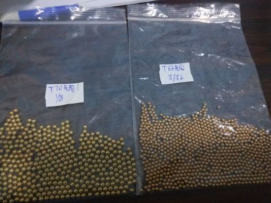 4.5mm كرة فولاذية مطلية بالنحاس المزود